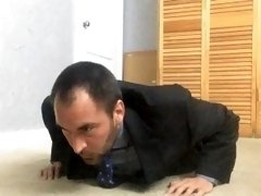 Push-up Ordeal in a Suit