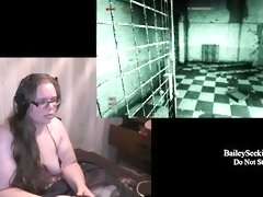 Naked with Vibrator Outlast Play Through part 4