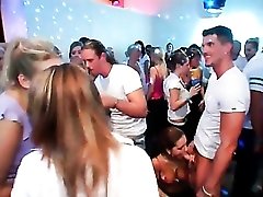 Incredible blowjobs from hot girls at the party