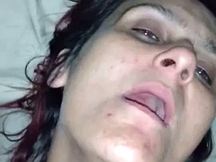 Slut wife soaked in bed