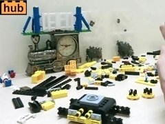 A 10-dollar fake Lego excavator for 1h30 of intense orgasmic happiness