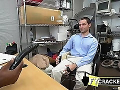 Stud and director have hot anal sex during job interview at office