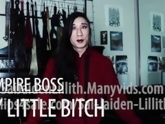 My Vampire Boss - My Little Bitch (Teaser) - Vagina / Pussy owner JOI - SaiJaidenLillith Solo