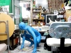 Body Painting : I am a homemade cute Veemon
