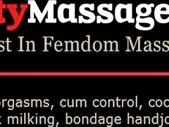 Blonde masseuse pleasures her client until the end