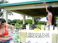 Lemonade selling business taking off
